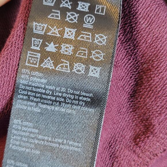 AllSaints Womens Delia Waterfall Open Front Cardigan Womens Size Small Red Cozy - Picture 5 of 8